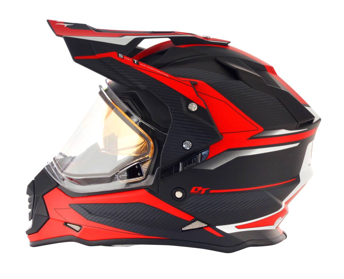 MT スノーモービル ヘルメット MODE DS GT ELECTRIC SHIELD エレクトリックシールド レッド RED 赤 2XL/XXLサイズ 約63-64cm 新品未使用_イメージ写真