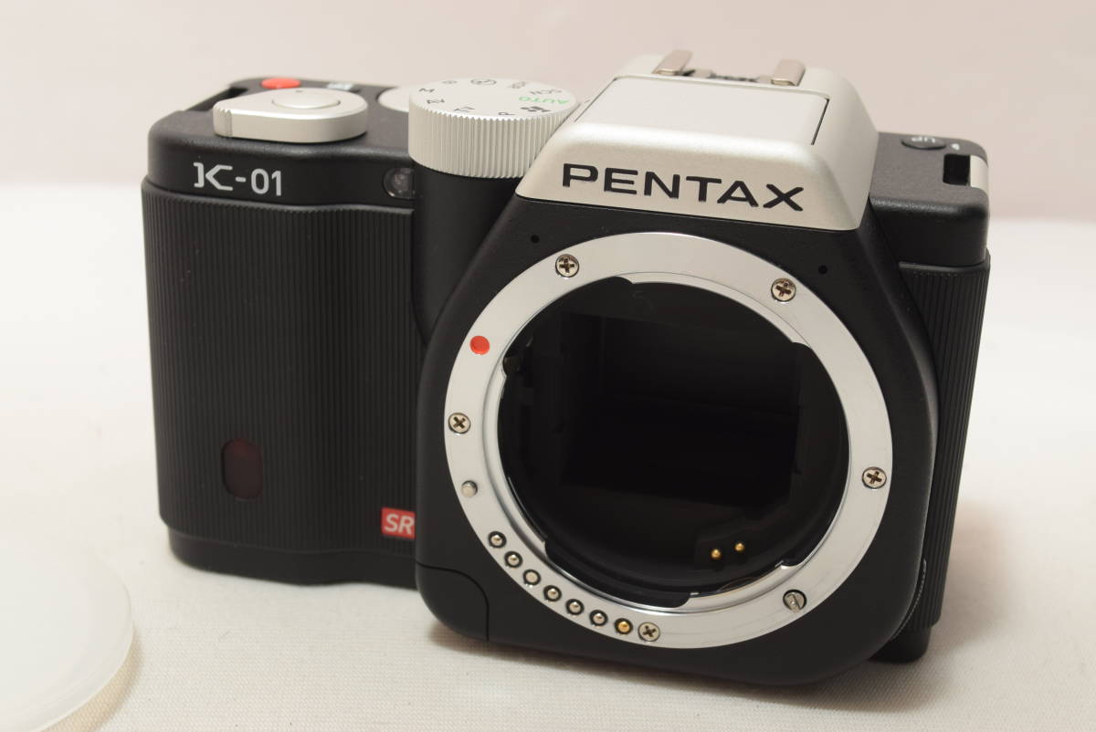 【163ショットの特上品】 PENTAX ミラーレス一眼カメラ K-01 ボディ ブラック/ブラック K-01BODY BK/BK　#4955_画像1