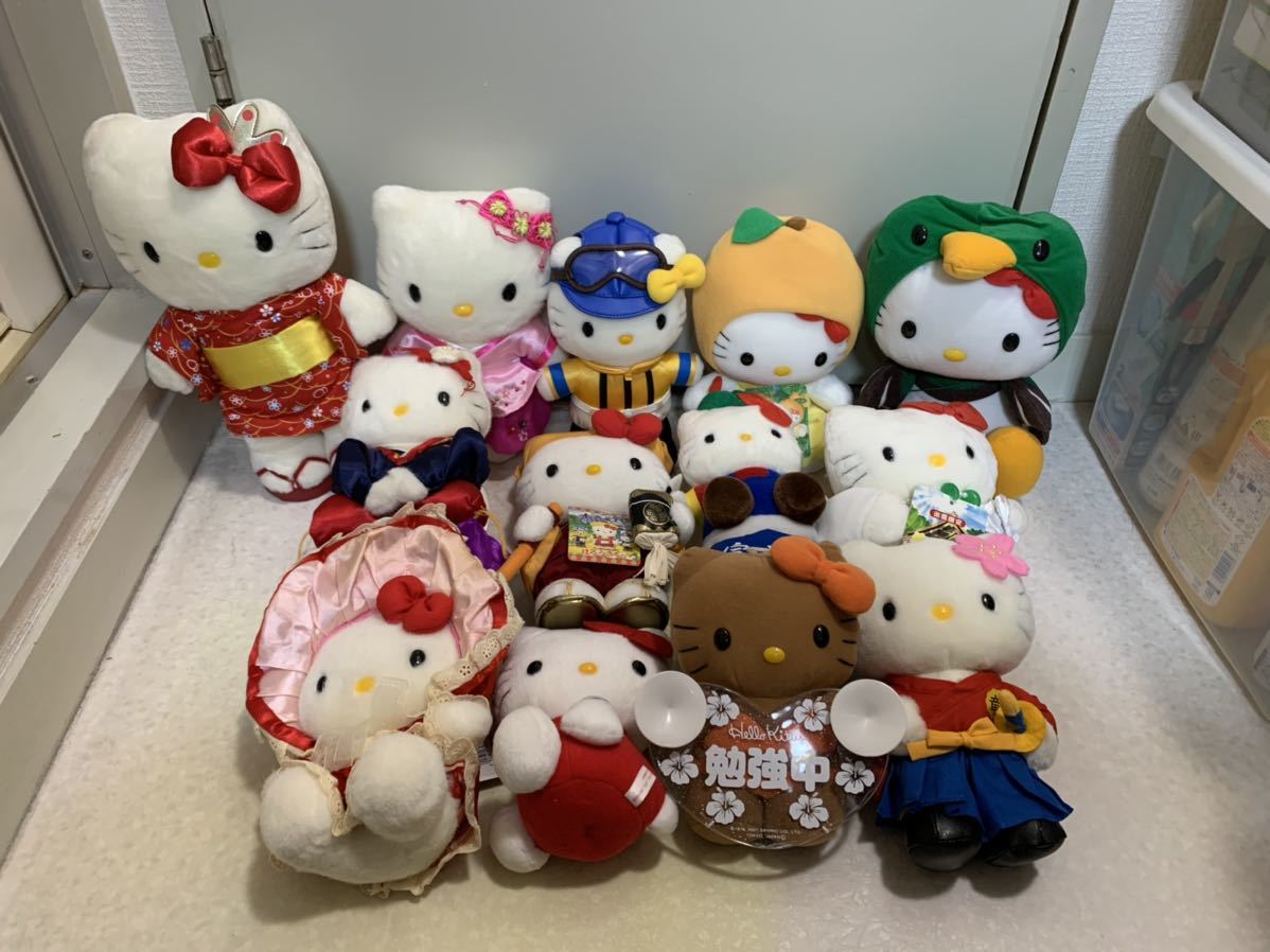 Yahoo!オークション - ハローキティぬいぐるみいろいろ13体 Yahoo!オークション - ハローキティぬいぐるみいろいろ13体