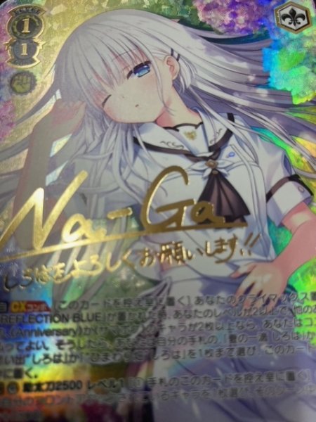 ヴァイスシュバルツ SEC/シークレット 夏が来りて しろは Na-Gaサイン ...