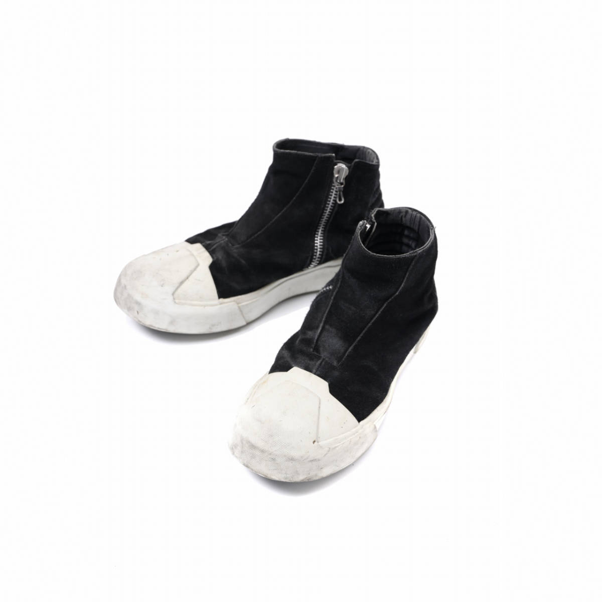ヤフオク! - JULIUS W TOE CUP SIDE ZIP SNEAKER / SUEDE LEA...