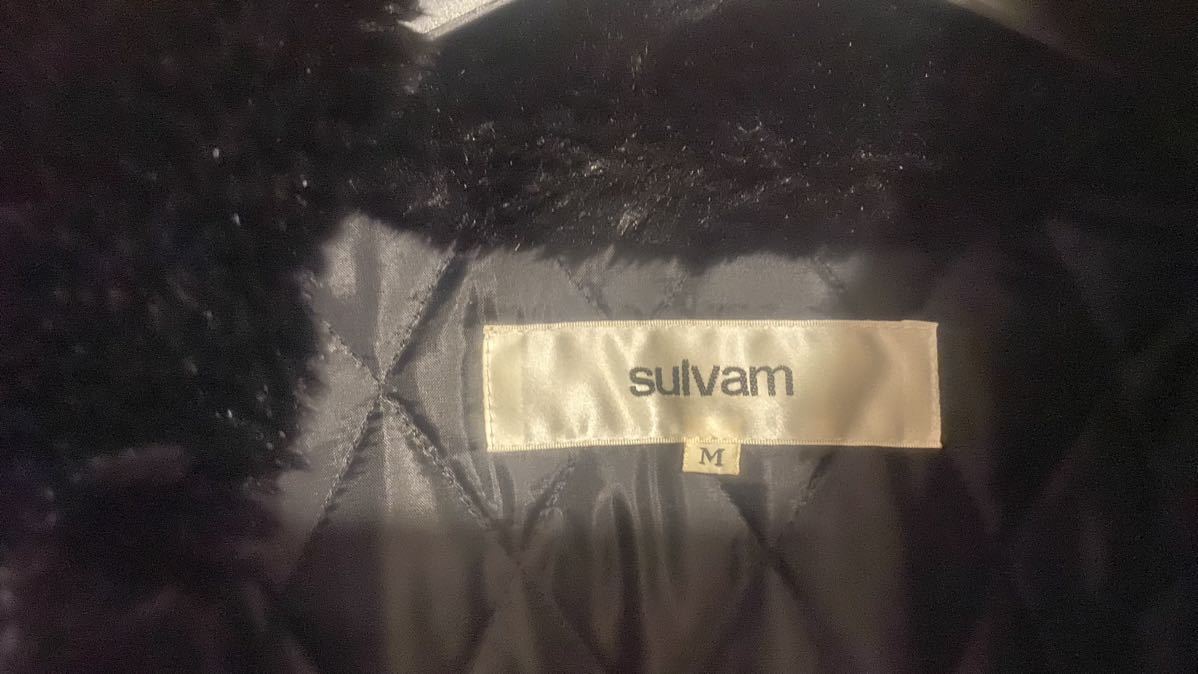 ★ sulvam サルバム ファージャケット fur JKT ビッグジャケット オーバーコート overcort サイズM_画像3