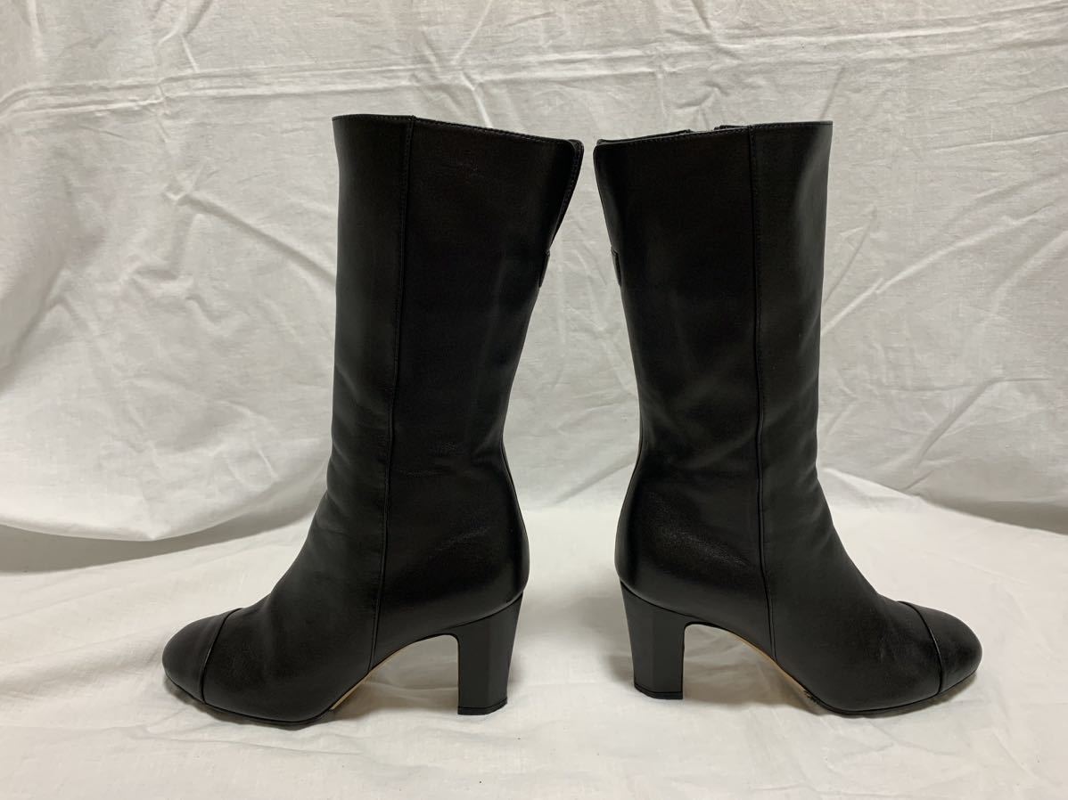 超美品 シャネル ココマーク ロングブーツ 35.1/2C 22.5~23㎝-