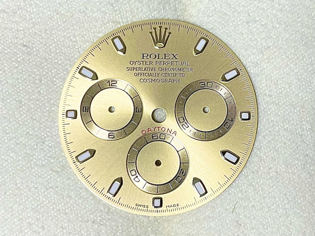 Подлинная супер красота Rolex Rolex Daytona Daytona Gold Champagne Dial 116508 116503 116503 116523 Watch Gold Solid Комбинация