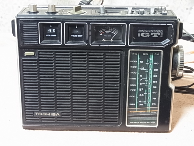 国産】 【RP-760F】 東芝 TOSHIBA 通電確認を行い、ラジオ受信します