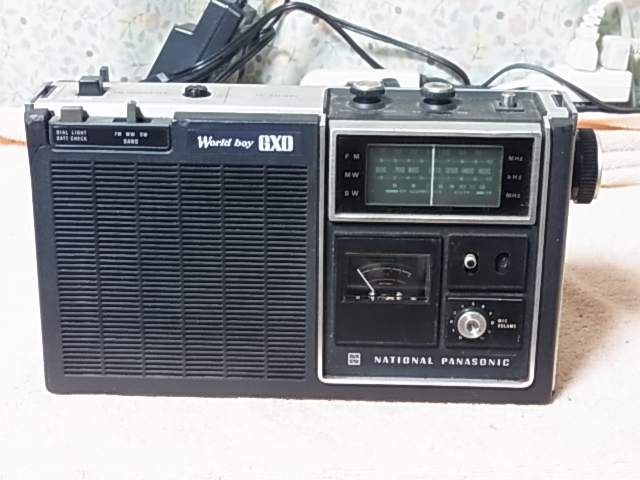 National Panasonic 【RF-848】 通電確認を行い、ラジオ受信します 管理 221105170