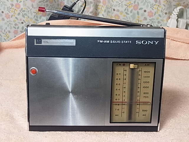 SONY 【6F-25】 50年経過したラジオ希少 分解・整備・調整済、クリーニング済み 管理221105108