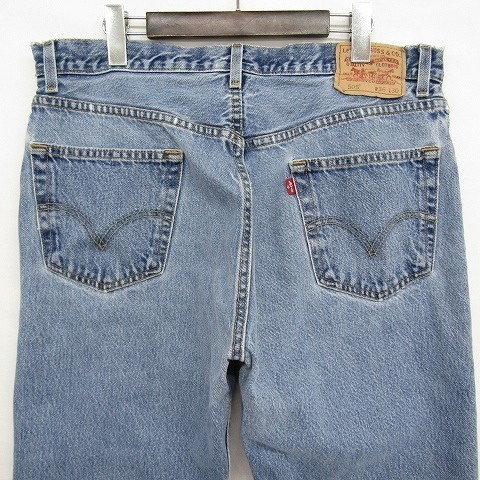 メキシコ製 505 Levi's W36 L30 サイズ リーバイス スリムテーパード デニムパンツ ジーンズ ジーパン ボトムス 古着 1A2612_画像9