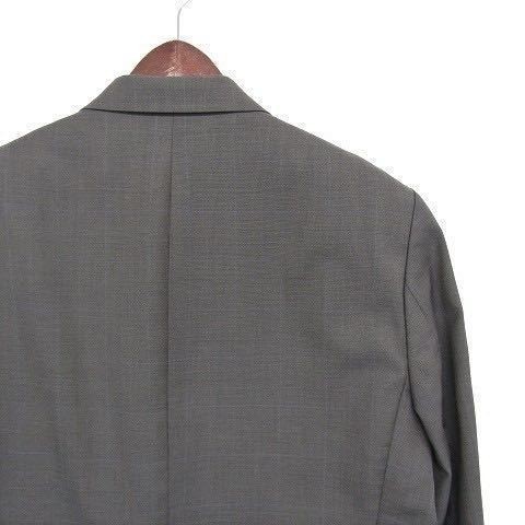 ラルフローレン サイズ 40R M程度 テーラードジャケット スーツ ウール グレー系 UNION MADE Ralph Lauren Dillard's カナダ製 古着 1M0907_画像8