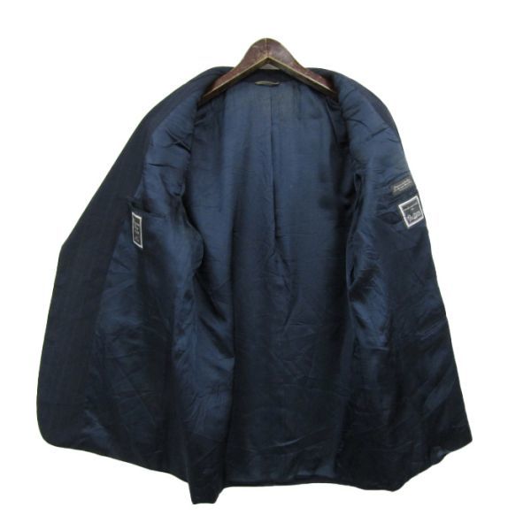 サイズ 44R USA製 クリスチャン・ディオール Christian Dior テーラードジャケット ジャケット ブレザー ストライプ ネイビー 古着 2N1690_画像6