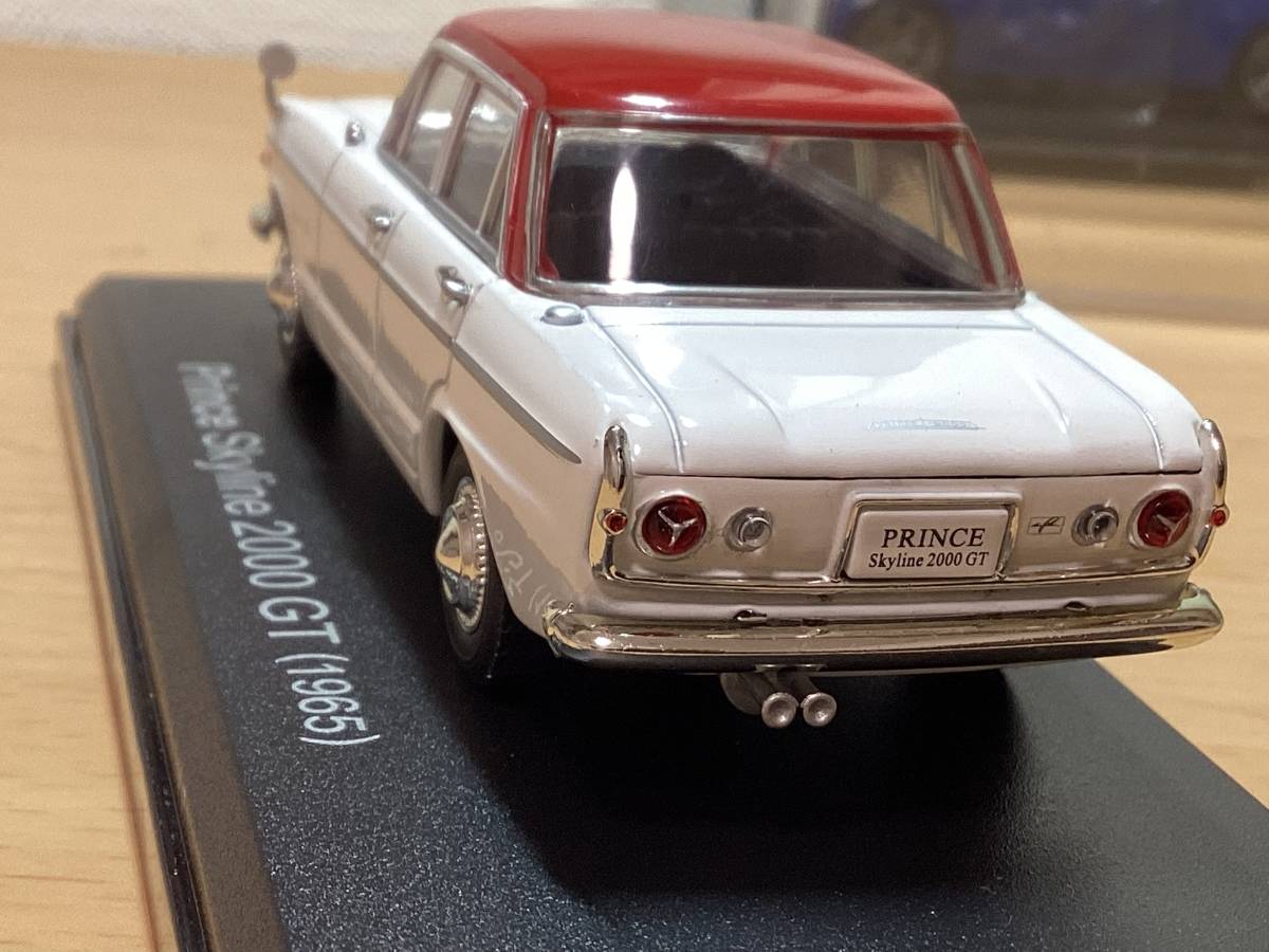 国産名車　　コレクション 1/43 日産　プリンス　スカイライン　2000GT 1965 定形外350円　_画像5