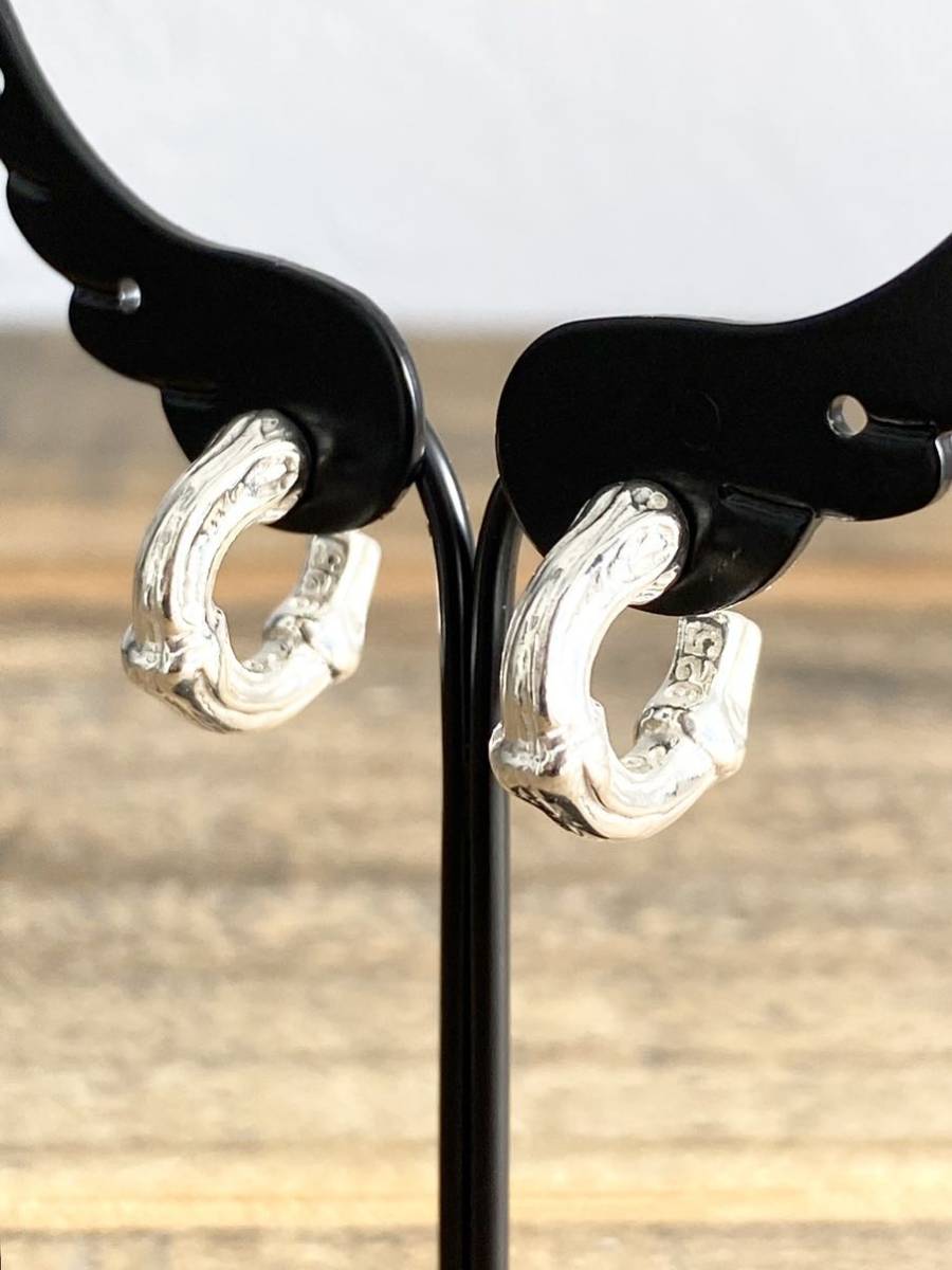 ☆希少超美品☆ TIFFANY ヴィンテージ バンブーピアス Ag925 925