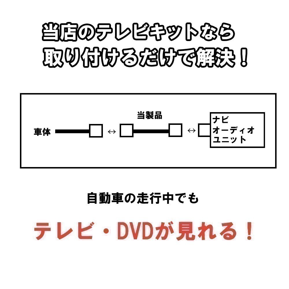 uT1 NSCP-W64 用 トヨタ 走行中 に テレビ が見れる TV テレビ キット カプラーオン ハーネス キャンセラー 解除_画像6