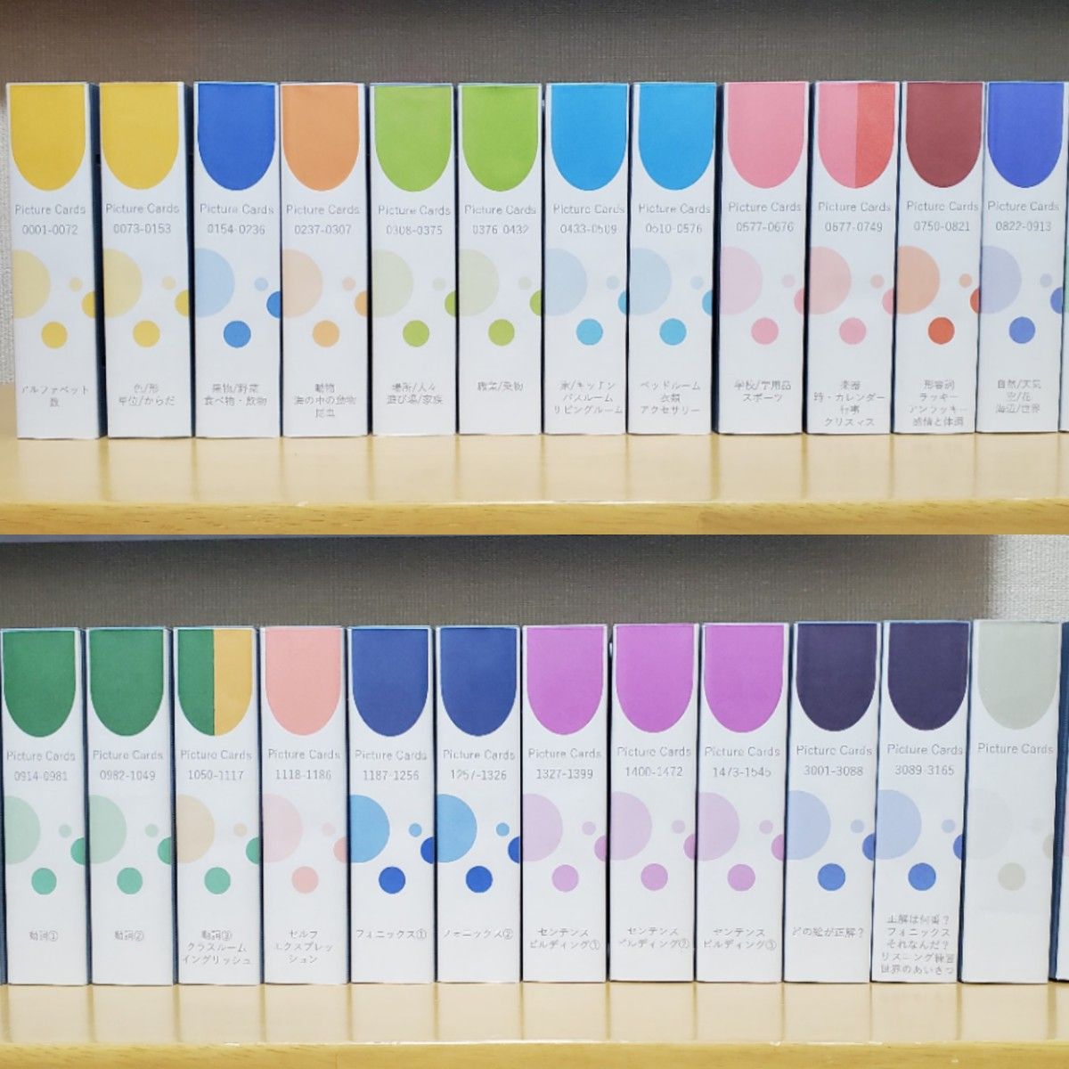 最安値】ペッピーキッズクラブ ピクチャーカード 背表紙 コクヨ