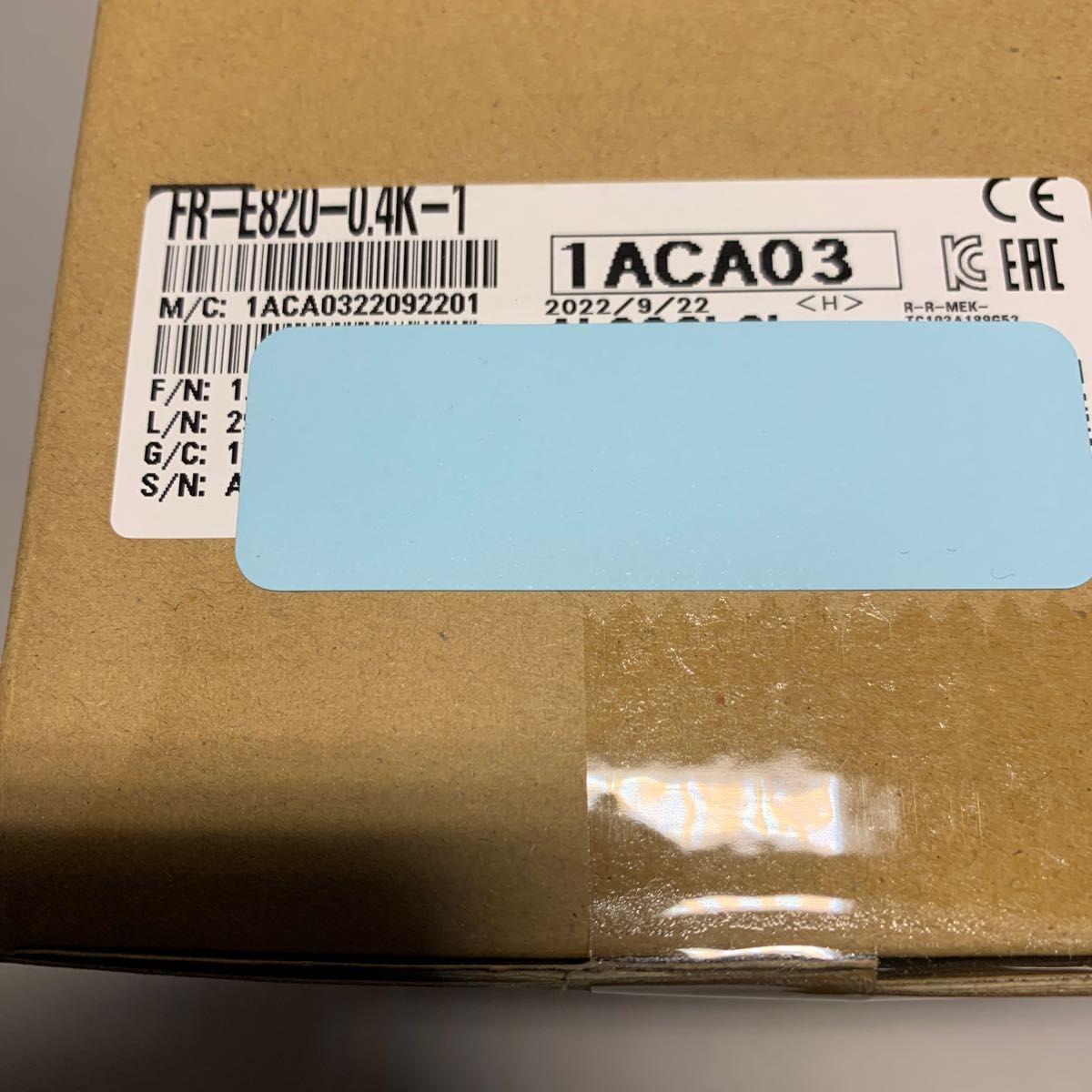 新品未開封 三菱電機 インバータ FR-E820-0.4K-1 1台 DIY、工具 その他