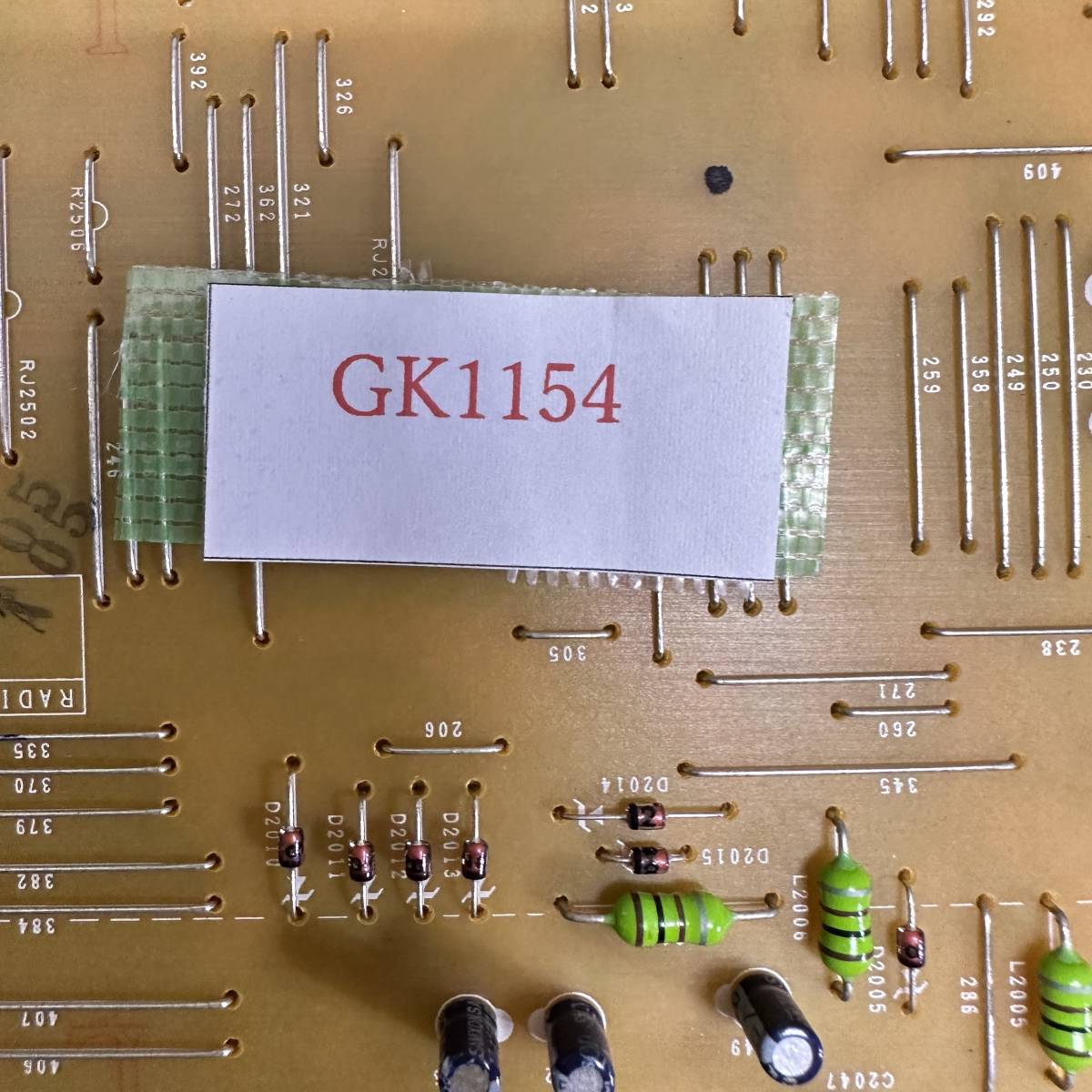 SHARP HDDレコーダー DV-ACW72 用 マザーボード FE276WJ KE276TE オーディオ基板 動作確認済み#GK1154_画像10