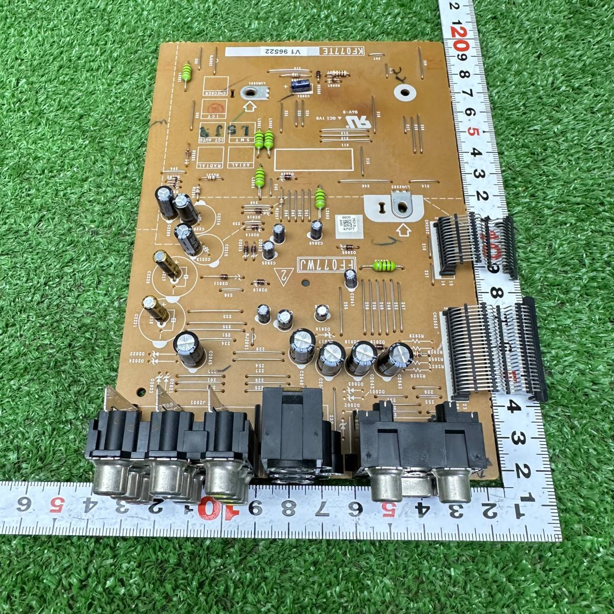 SHARP BD-HDW35 ブルーレイディスク用マザーボード FF077WJ オーディオ基板 動作確認済み#GK1196_画像1