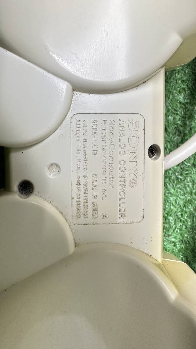 SONY アナログコントローラ DUALSHOCK2 SCPH-10010CW セラミック・ホワイト 動作品保証#GK2888_画像6