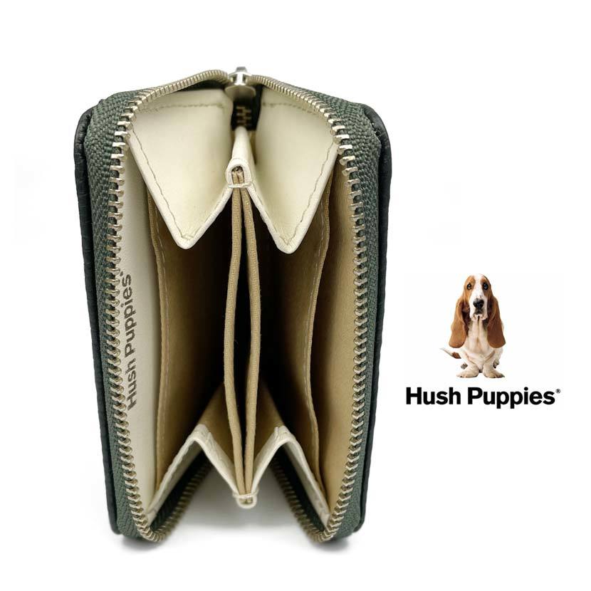全4色　Hush Puppies ハッシュパピー リアルレザー ラウンドファスナー コインケース 小銭入れ_画像8