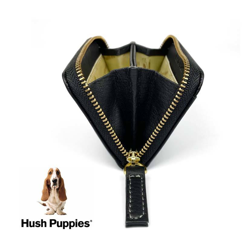全4色 Hush Puppies ハッシュパピー リアルレザー ラウンドファスナー コインケース 小銭入れの画像7