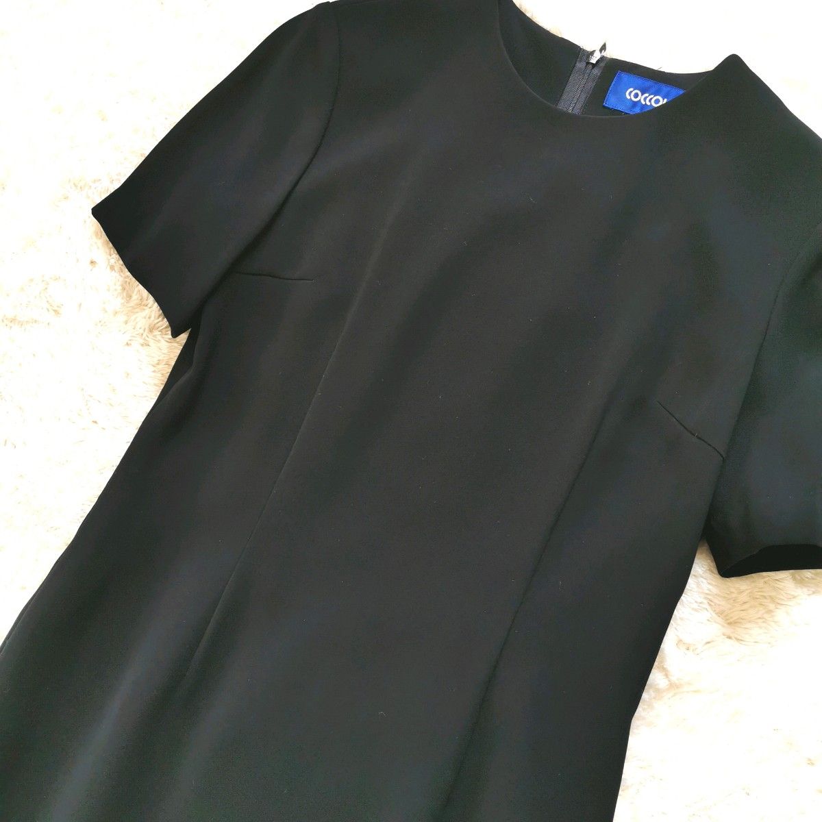 東京ソワール　 ブラックフォーマル 　ワンピーススーツ　アンサンブル　COCCOLUSSI   日本製　サイズ11　黒