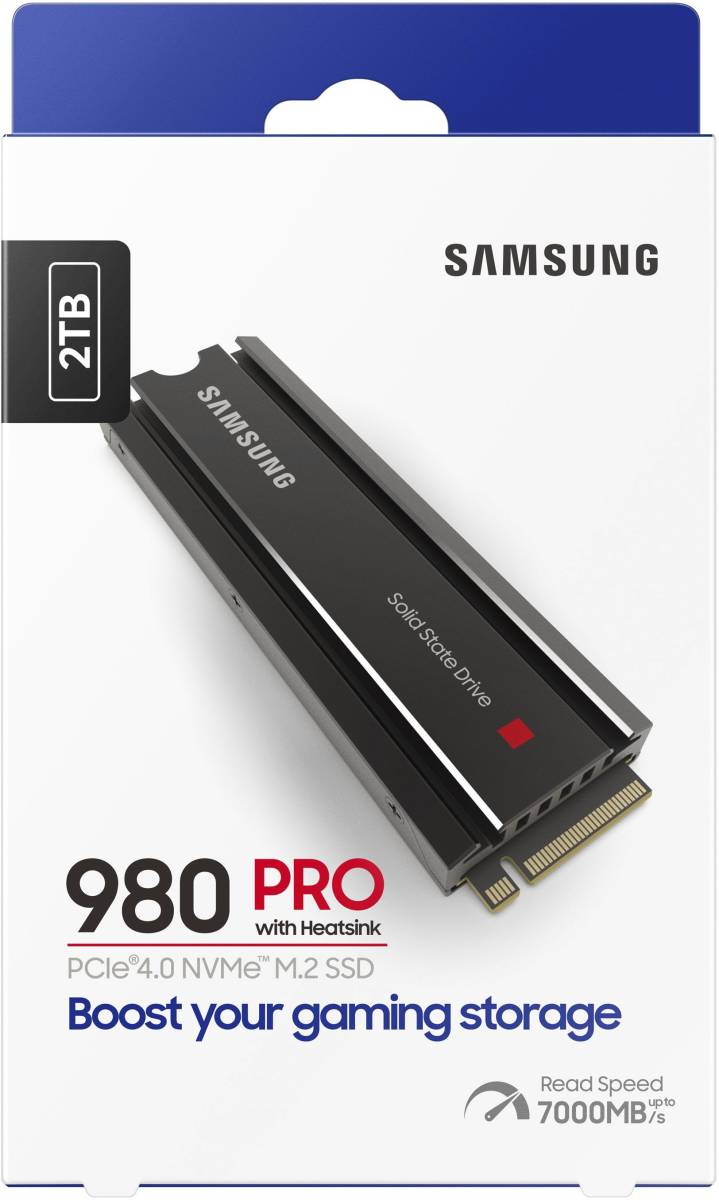 SSD m.2 2TB Samsung 980 PRO MZ-V8P2T0C/EC PCIe 4.0 最大転送速度