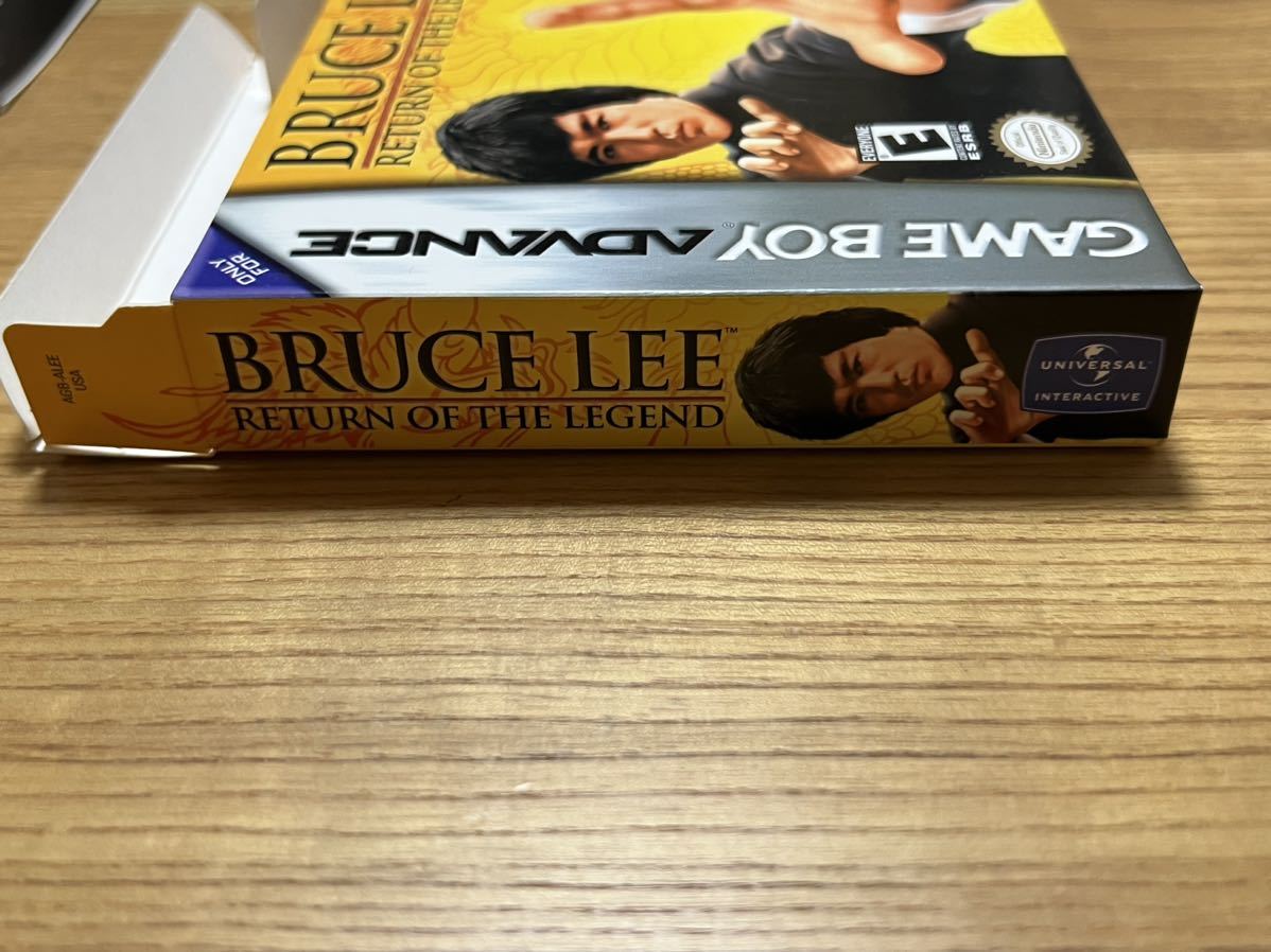 任天堂　ゲームボーイアドバンス　北米版　GBA BRUCE LEE RETURN OF THE LEGEND 比較的美品