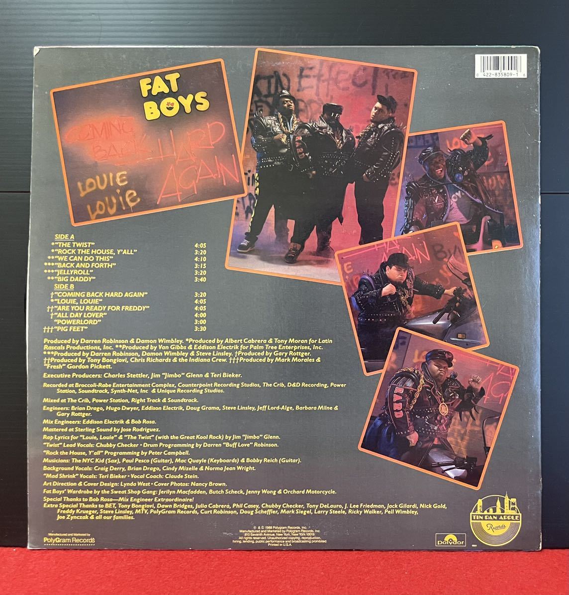 FAT BOYS / COMING BACK HARD AGAIN ヒットアルバム 12inch盤 その他にもプロモーション盤 レア盤 人気レコード 多数出品。_画像2