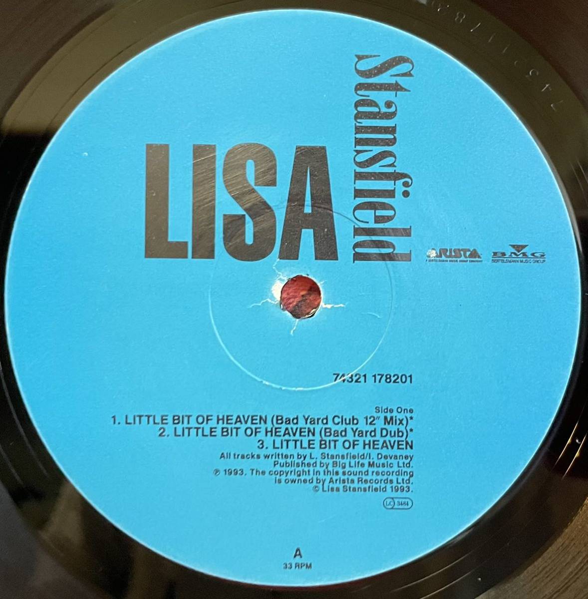 リサ・スタンスフィールド / Little Bit of Heaven 12inch盤 その他にもプロモーション盤 レア盤 人気レコード 多数出品。の画像3
