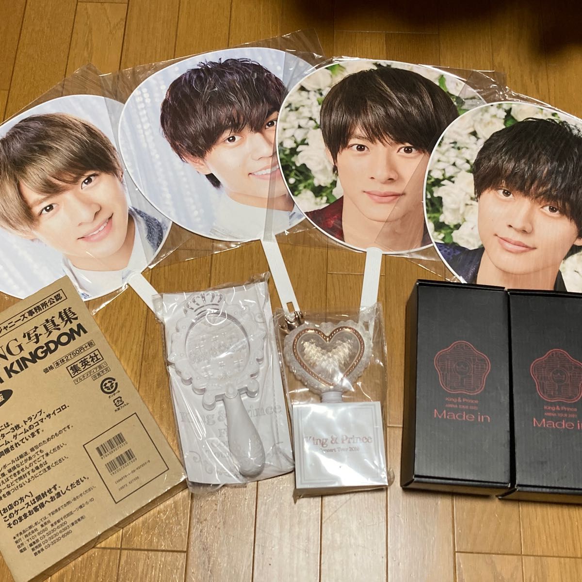 King&Prince King&Prince キンプリ 関西ジャニーズJr 平野紫耀 公式写真 グッズ キンプリ 平野紫耀 ミニフォト 永瀬廉 髙橋海人 神宮寺勇太 岸優太 岩橋玄樹 永瀬廉 グッズセット うちわ ペンライト