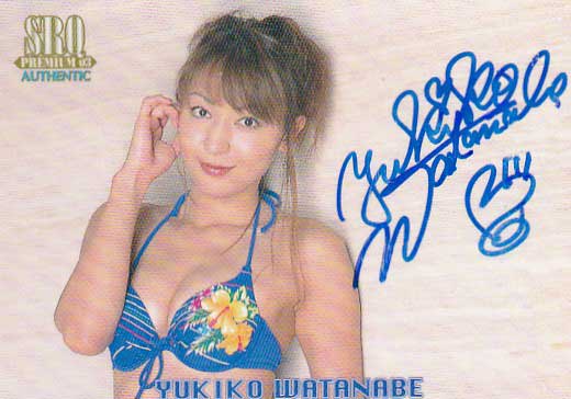 SRQ03 premium Watanabe ... купальный костюм автограф автограф карта 