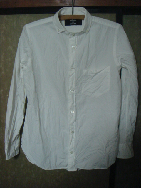 1801 Caveded Zukka Cabane de Zucca с пуговицей Gusset B/D белая белая рубашка