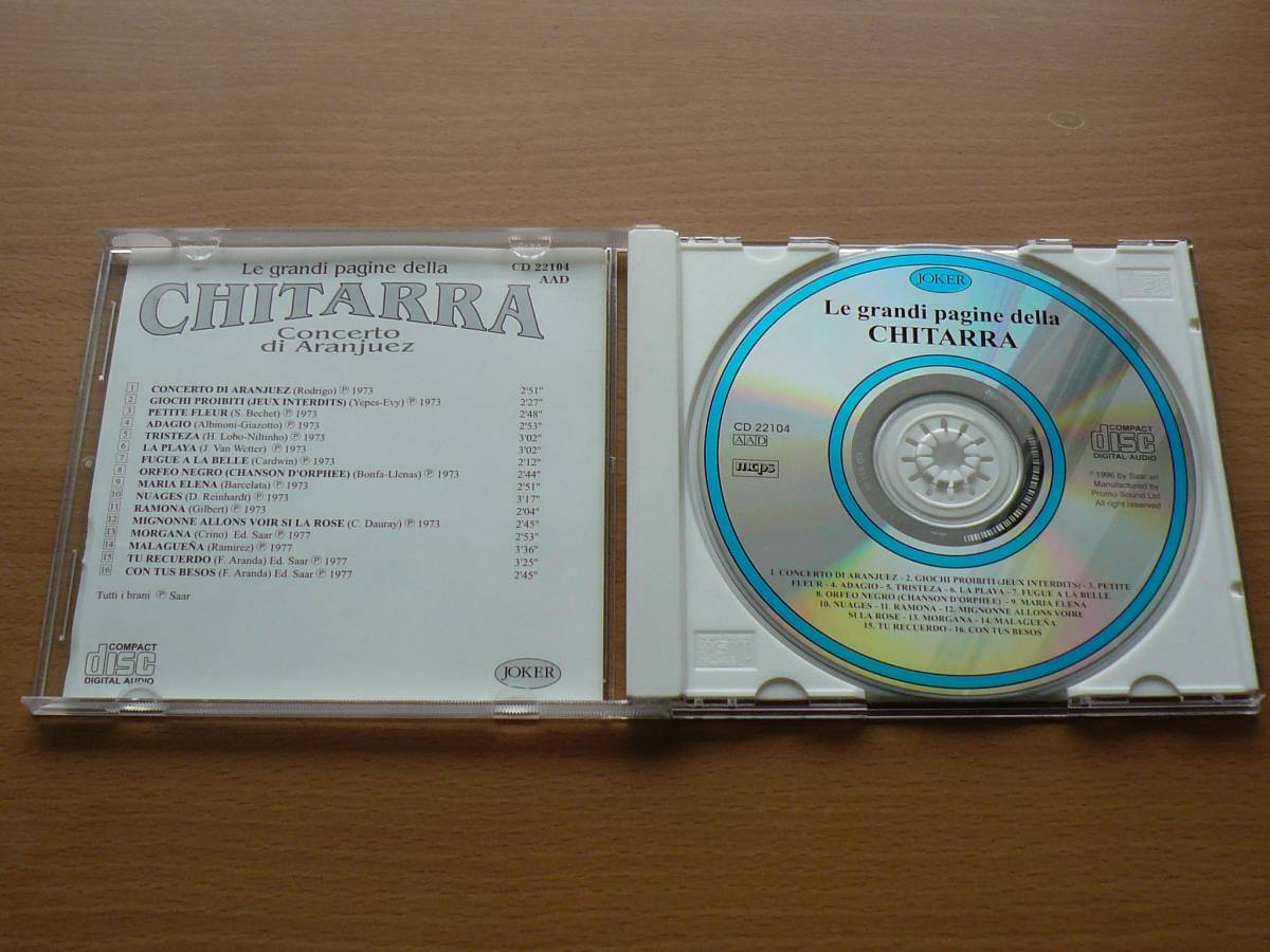 送料180円～ ■ CD Le grandi pagine della CHITARRA CD 22104 JOKER_画像3