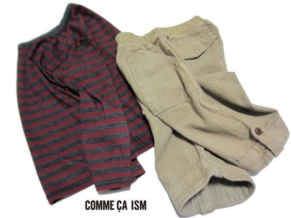 ■COMME CA ISM/コムサ・イズム■ キッズ　110cm 長袖Tシャツとコーデュロイパンツセット_画像2