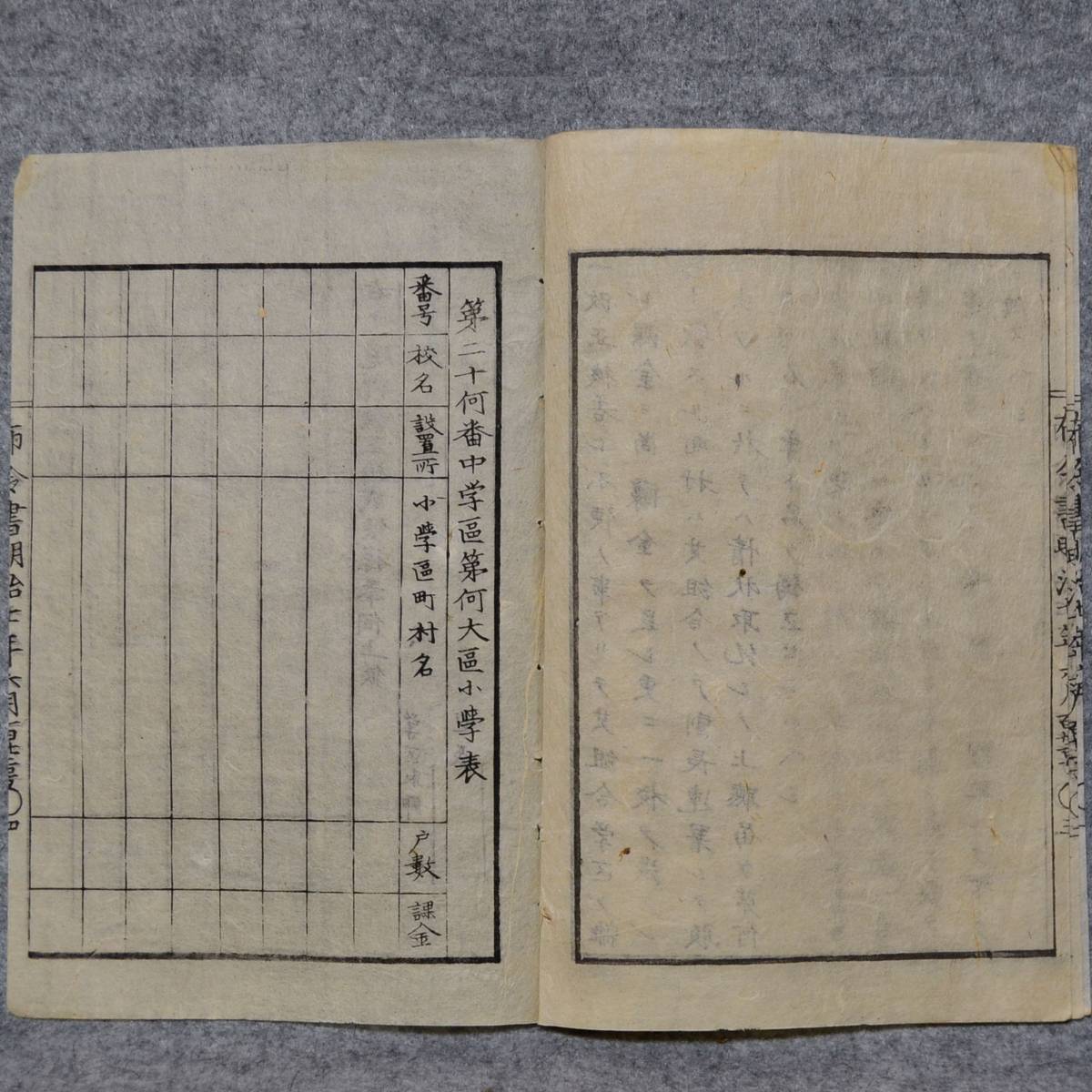 古文書 明治七年 第百二十二号 ・・区画改正・・ (布達・布告) 敦賀縣 越前国 福井県_画像4