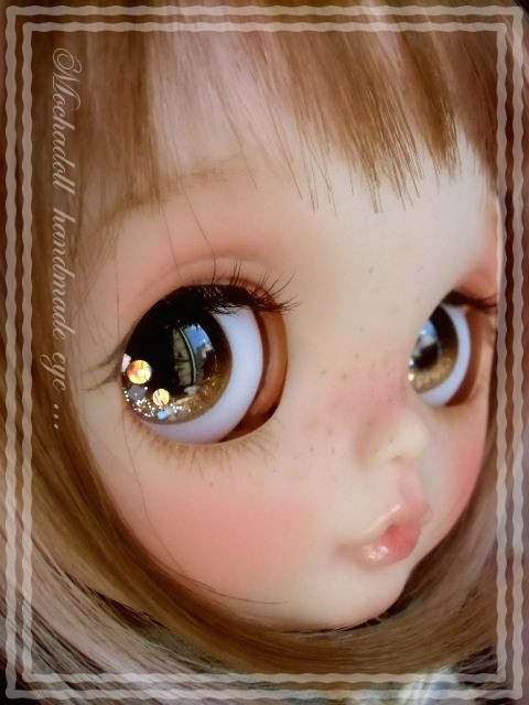 摩卡娃娃* Blythe eye * Swaffel Eye * Cafe au lait * 0731025 原文:mocha doll*Blythe eye * スワシェルアイ *カフェオレ* 　0731025