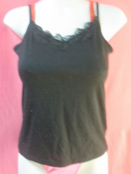 USED CLEAR WEATHER camisole size M black color 