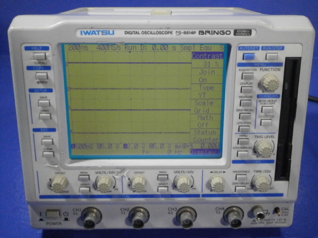 Yahoo!オークション - IWATSU DS-8814P OSCILLOSCOPE 100MHz 400MS/s Yahoo!オークション - IWATSU DS-8814P OSCILLOSCOPE 100MHz 400MS/s