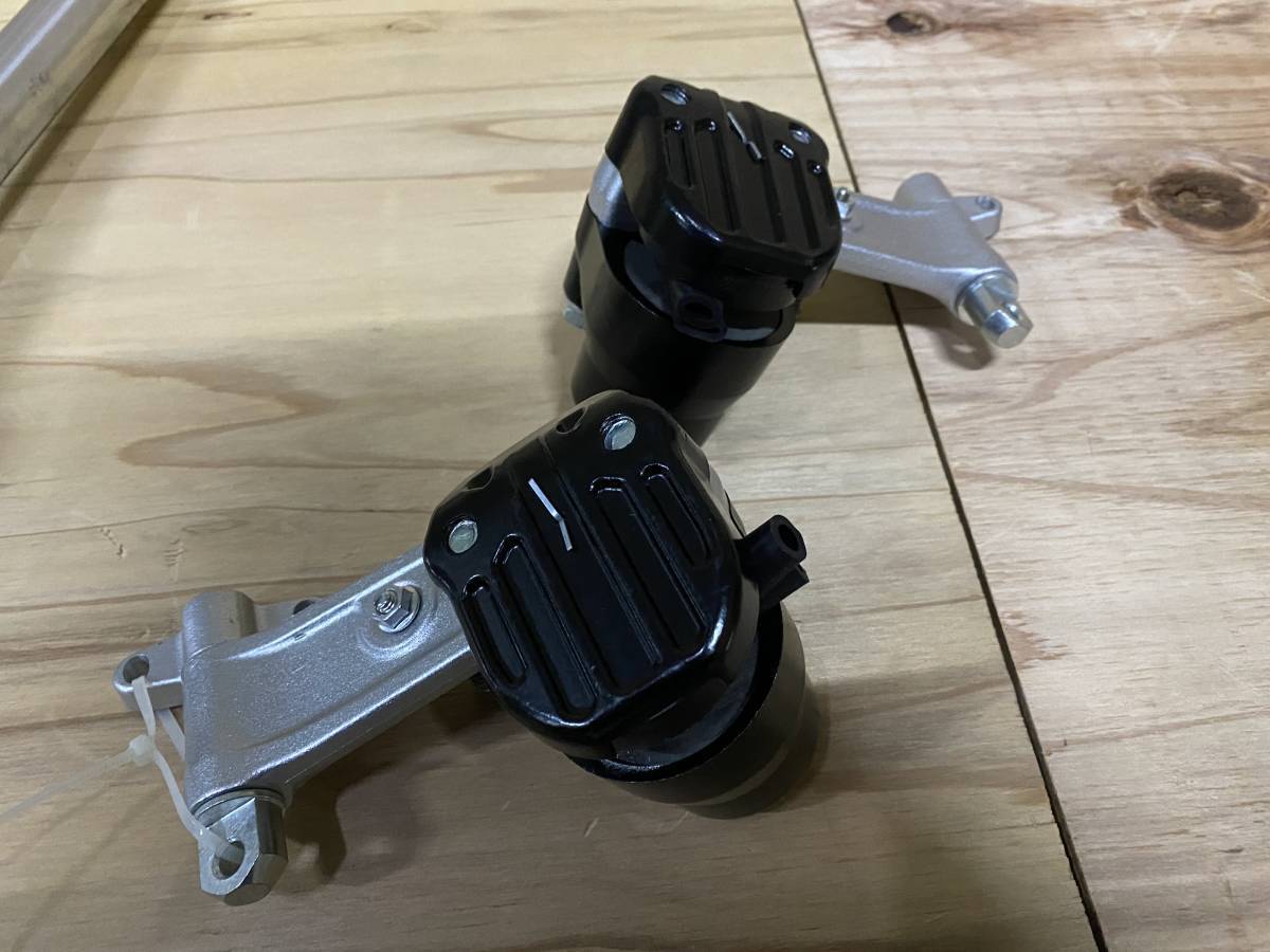 CB400F ダブルディスク バフ ドリルド ローター フォーク