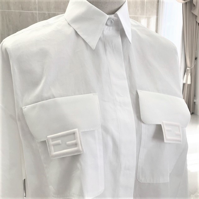 FENDI 2023ss 完売 ポプリンシャツ-