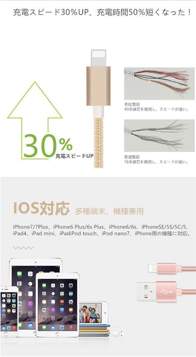 卸売り 2本セット iPhone充電器ライトニングケーブル CU 純正品同等