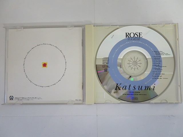 PC163★CD KATSUMI カツミ / ROSE IS A ROSE 研磨・クリーニング済_画像8