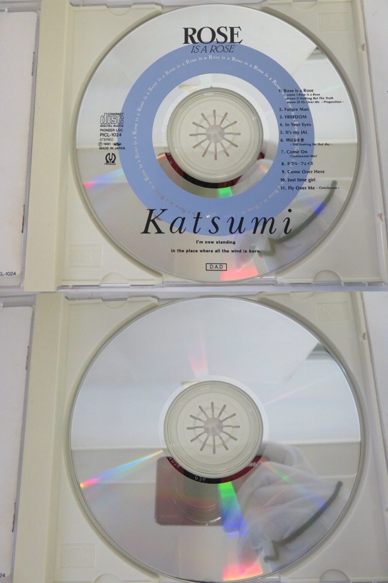 PC163★CD KATSUMI カツミ / ROSE IS A ROSE 研磨・クリーニング済_画像9