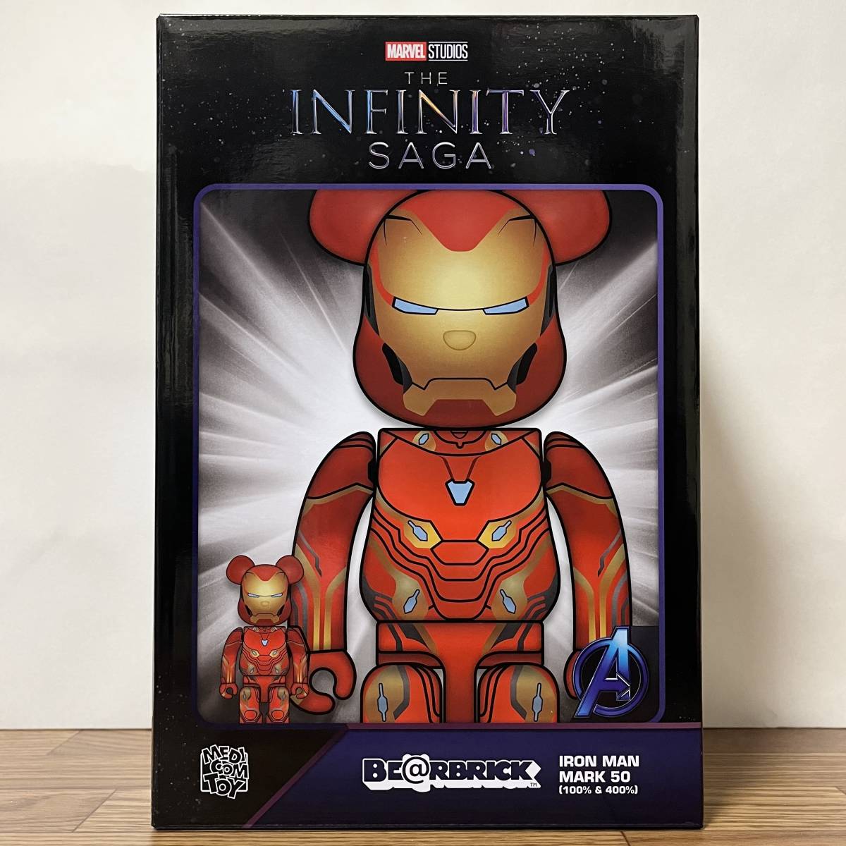 正規 ベアブリック BE@RBRICK アイアンマン 100% - 通販 - www