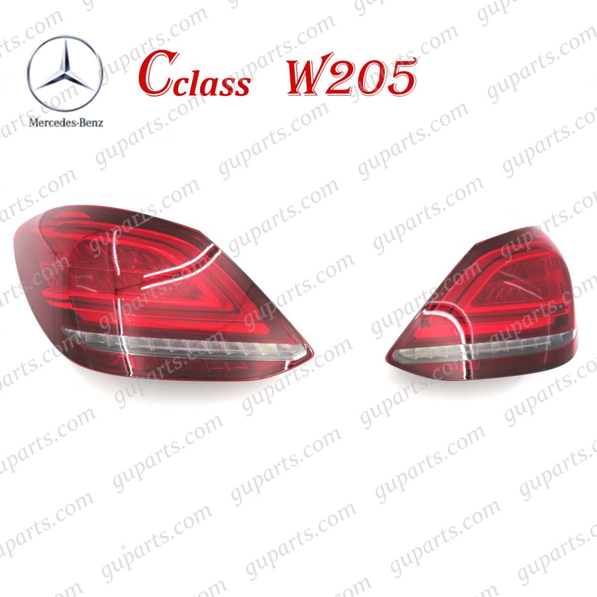  Benz C Class W205 205040C 205076C 205077 205077C 205078 205078C поздняя версия 2018~ задние фонари стоп-сигнал свет LED левый правый 