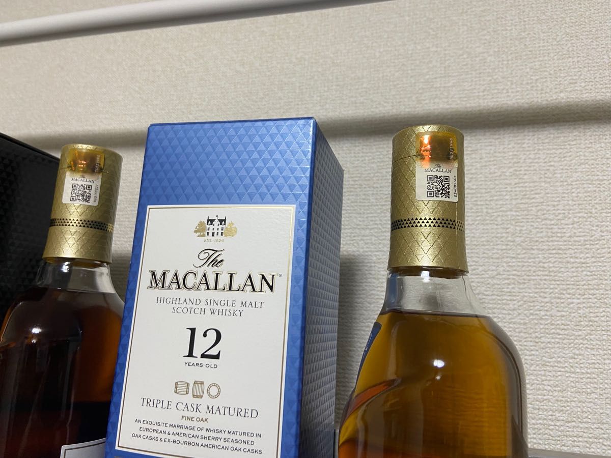 ザマッカラン　12年　飲み比べ３種類　ダブルカスク　トリプルカスク　シェリーオークカスク MACALLAN