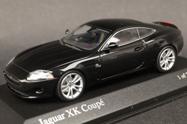 絶版黒!】Ж ミニチャンプス 1/43 PMA JAGUAR XK Coupe 2006 Black 黒