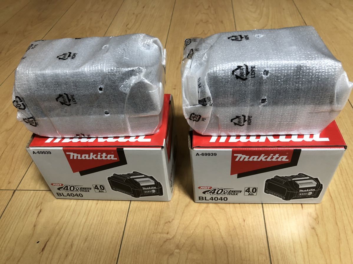 新品Makitaマキタ純正40Vmax-4.0ahバッテリーBL4040 工具 | endageism.com