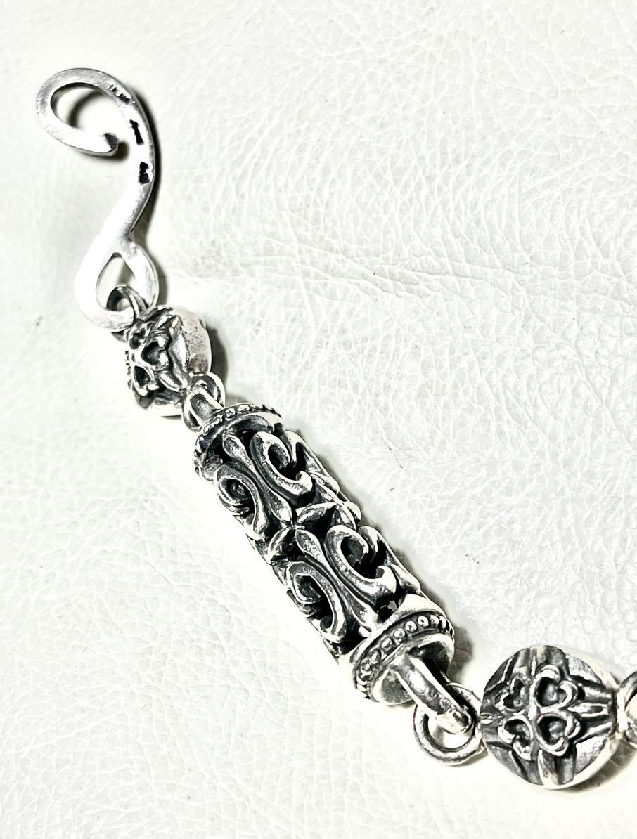 A&G цепочка для бумажника красный Stone SILVER925 осмотр Chrome Hearts CHROME HEARTS