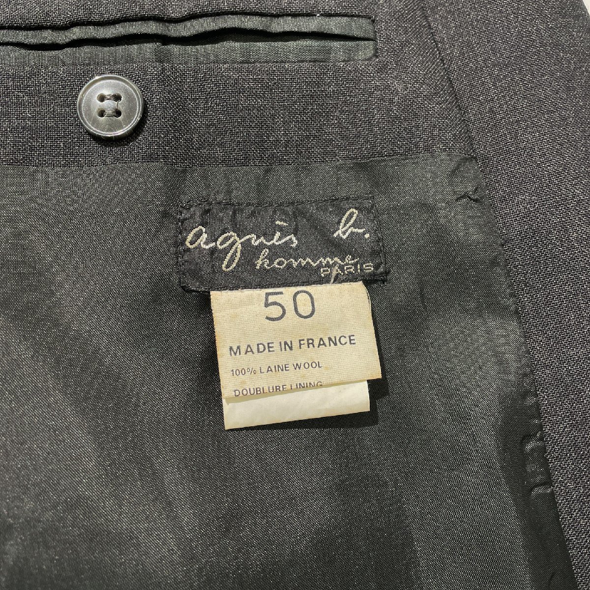 ○フランス製○ 90s agnes b. homme アニエスベー テーラード ...